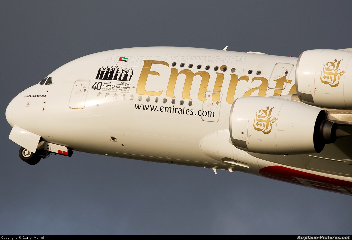 Emirates Airlines A6-EDI aircraft at London - Heathrow