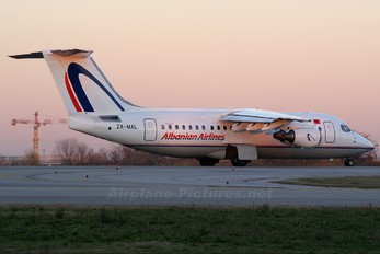 ZA-MAL - Albanian Airlines British Aerospace BAe 146-200/Avro RJ85