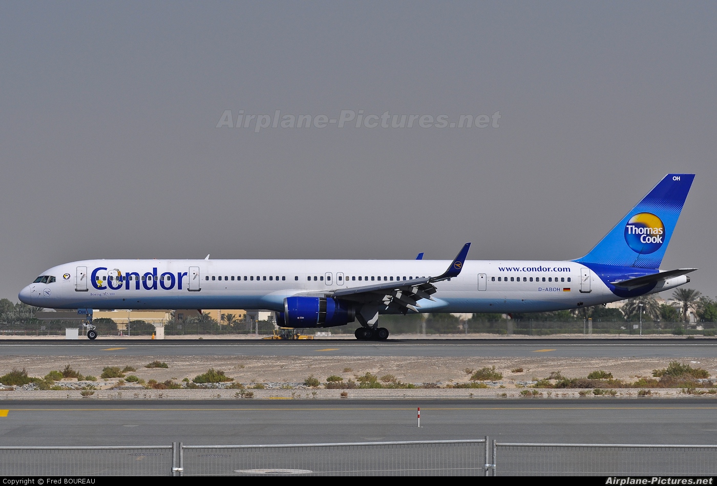 Condor D-ABOH aircraft at Dubai Intl