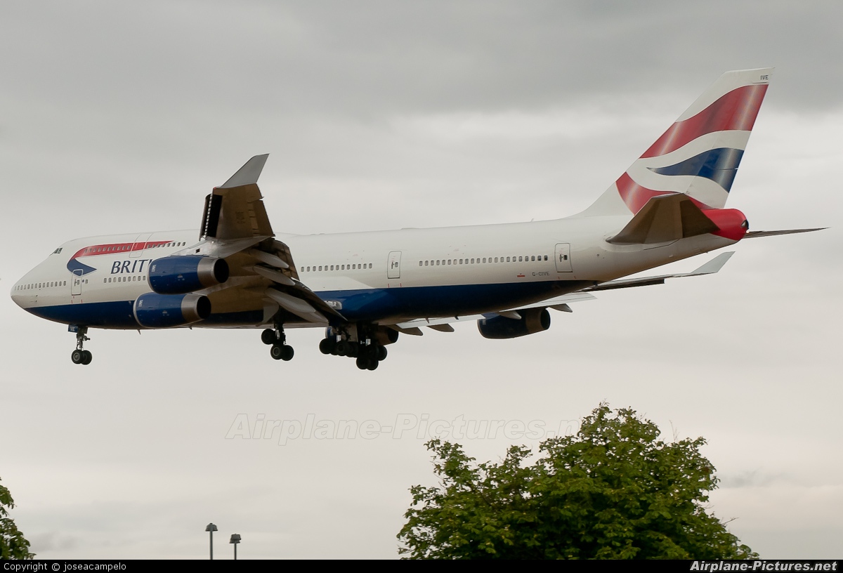 British Airways G-CIVE aircraft at London - Heathrow