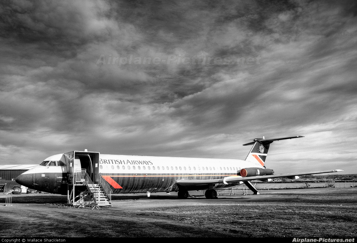 British Airways G-AVMO aircraft at East Fortune