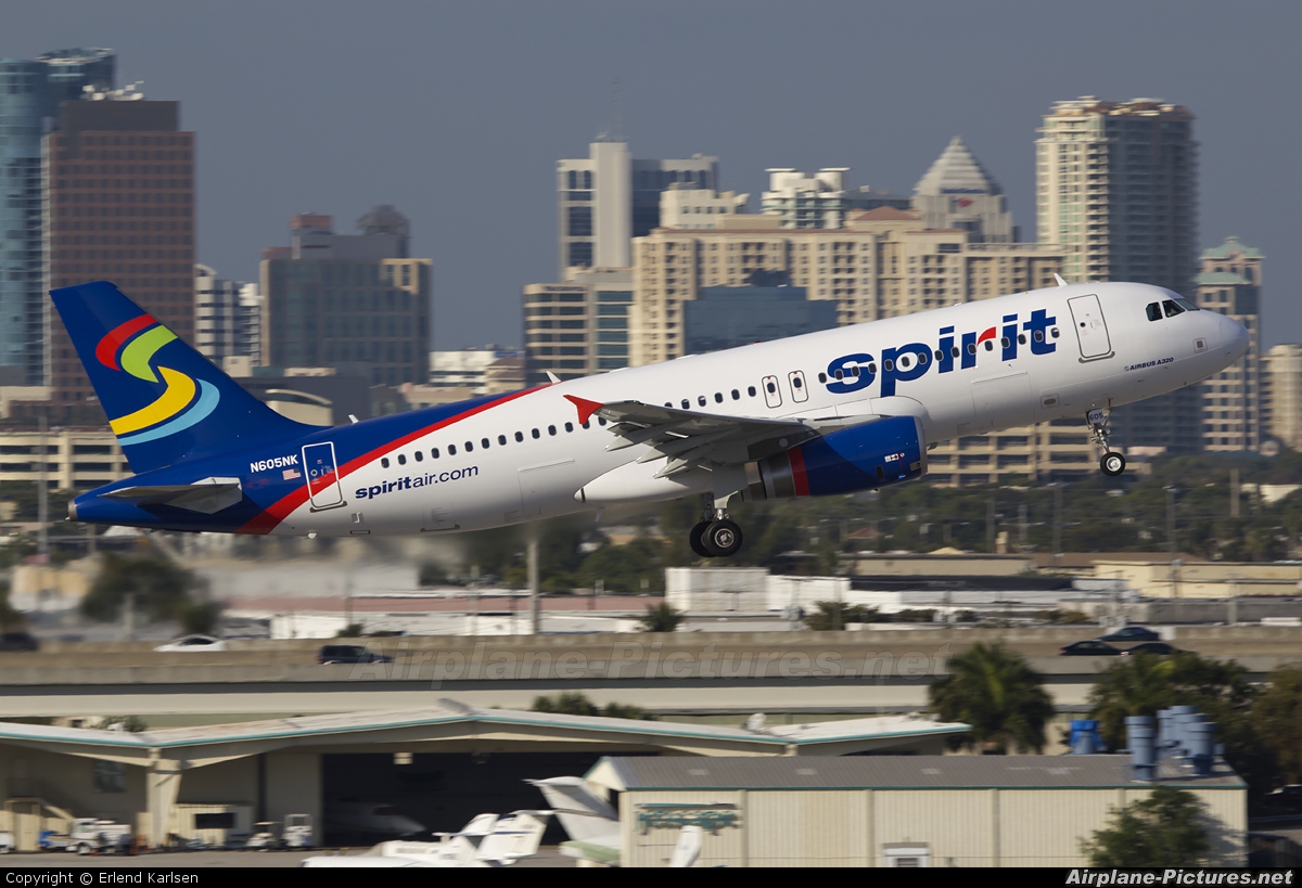 Spirit Airlines N605NK aircraft at Fort Lauderdale - Hollywood Intl