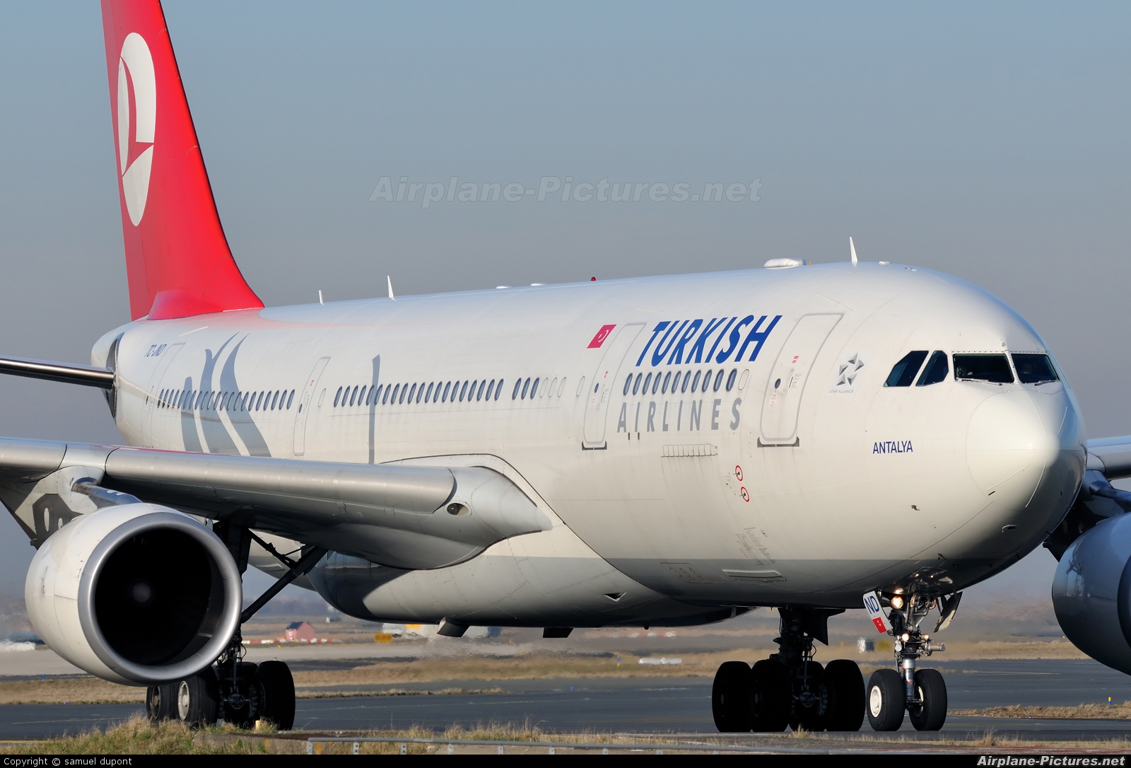 Turkish Airlines TC-JND aircraft at Paris - Charles de Gaulle