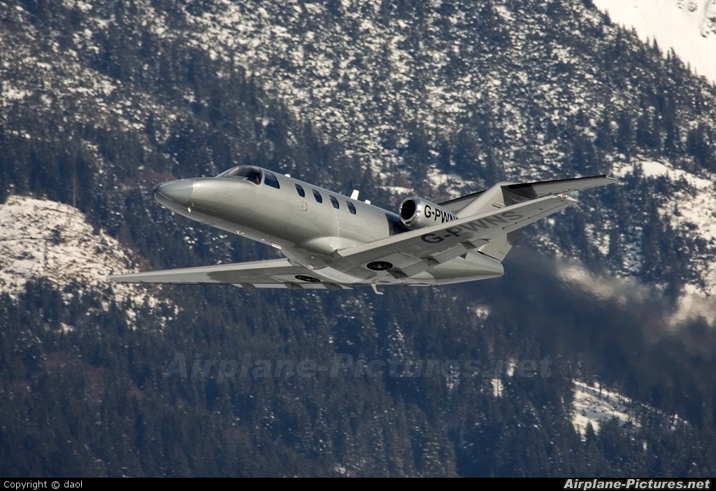 Private G-PWNS aircraft at Innsbruck