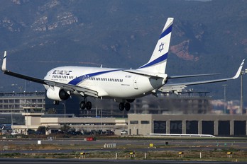 4X-EKF - El Al Israel Airlines Boeing 737-800