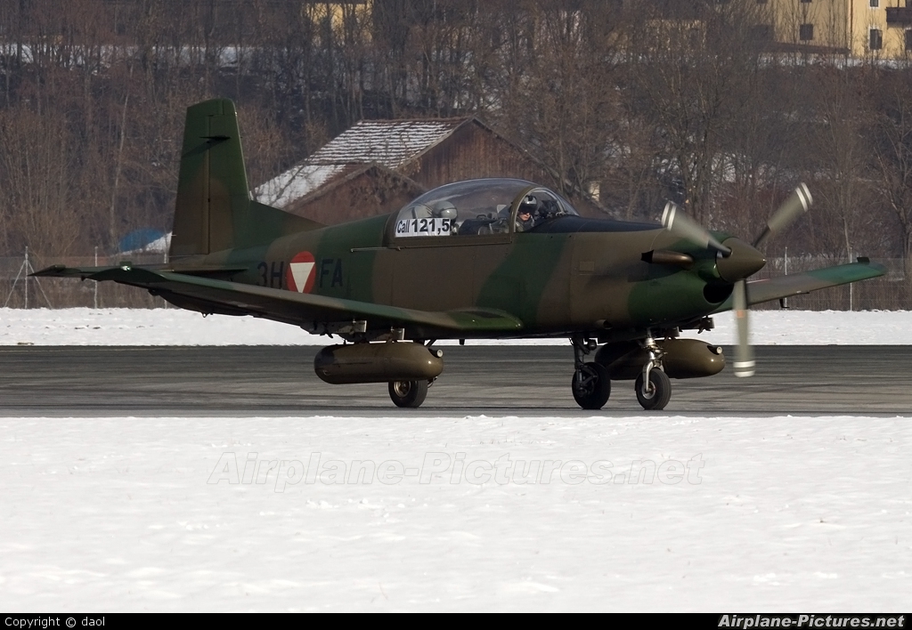 Austria - Air Force 3H-FA aircraft at Innsbruck
