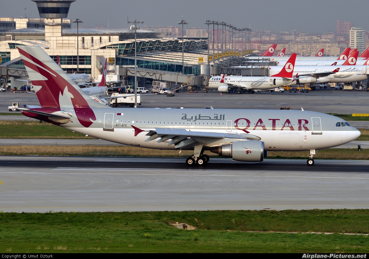 Qatar Amiri Flight A7-AFE aircraft at Istanbul - Ataturk