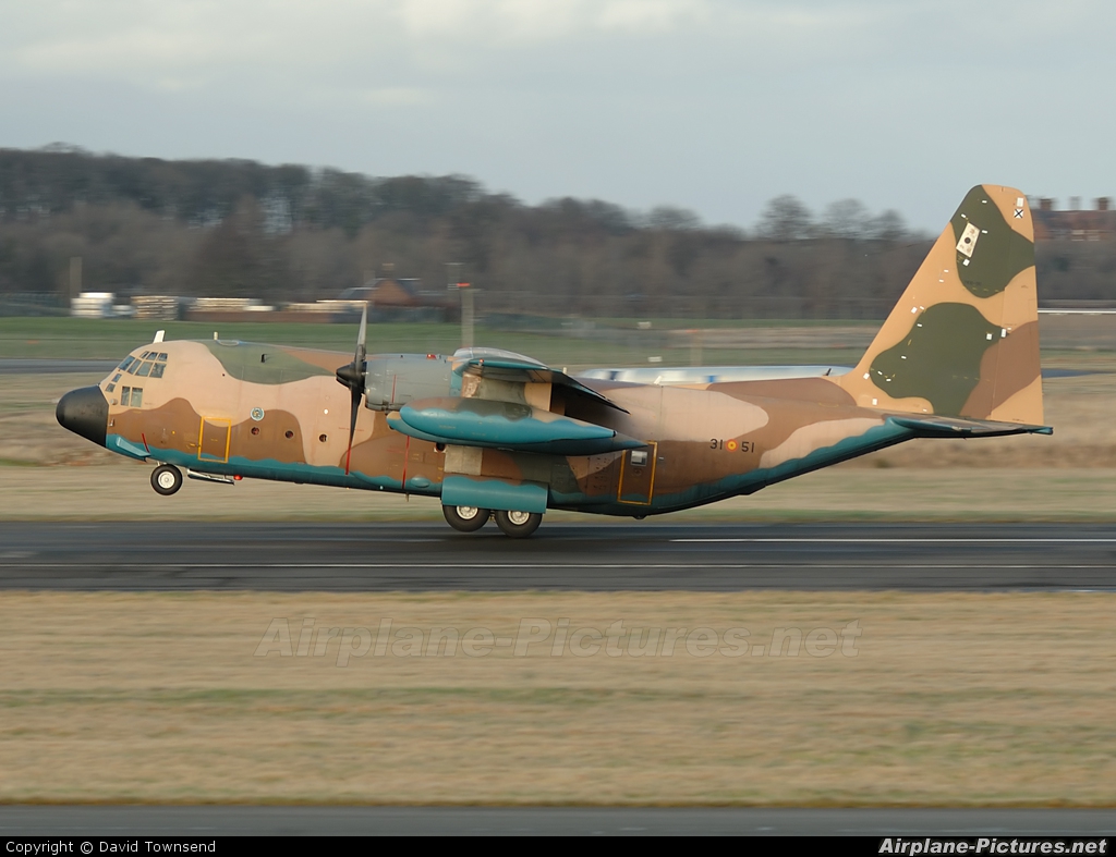 Spain - Air Force TK.10-06 aircraft at Prestwick