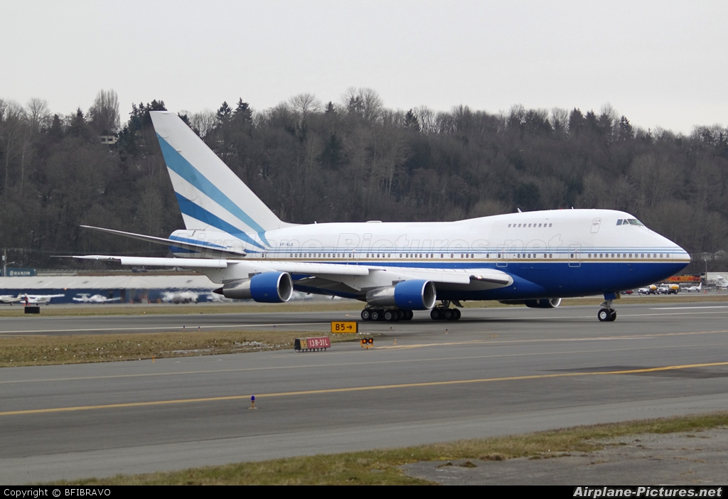 Las Vegas Sands VP-BLK aircraft at Seattle - Boeing Field / King County Intl