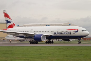 G-YMMU - British Airways Boeing 777-200