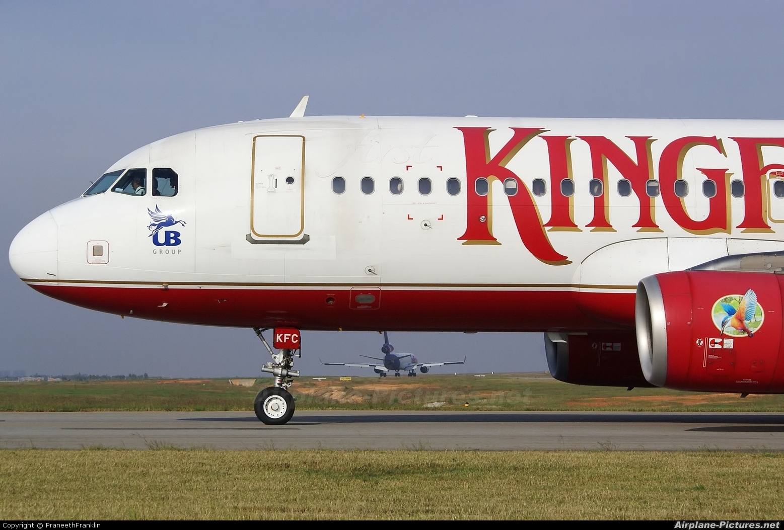 Kingfisher Airlines VT-KFC aircraft at Bangalore - Bengaluru Intl