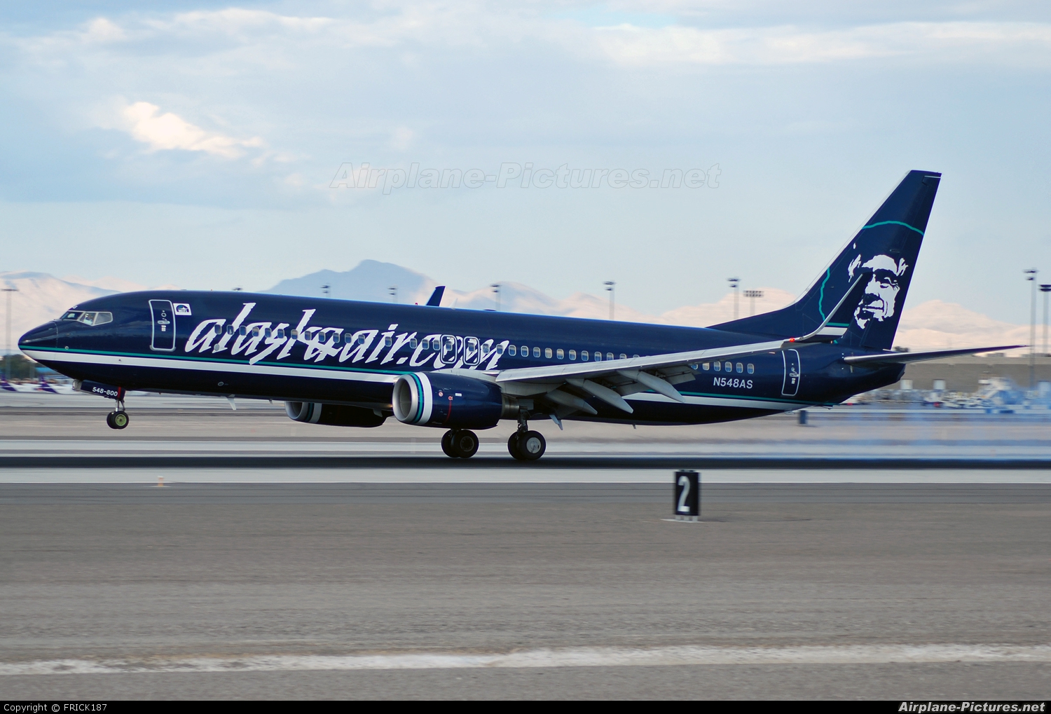 Alaska Airlines N548AS aircraft at Las Vegas - McCarran Intl
