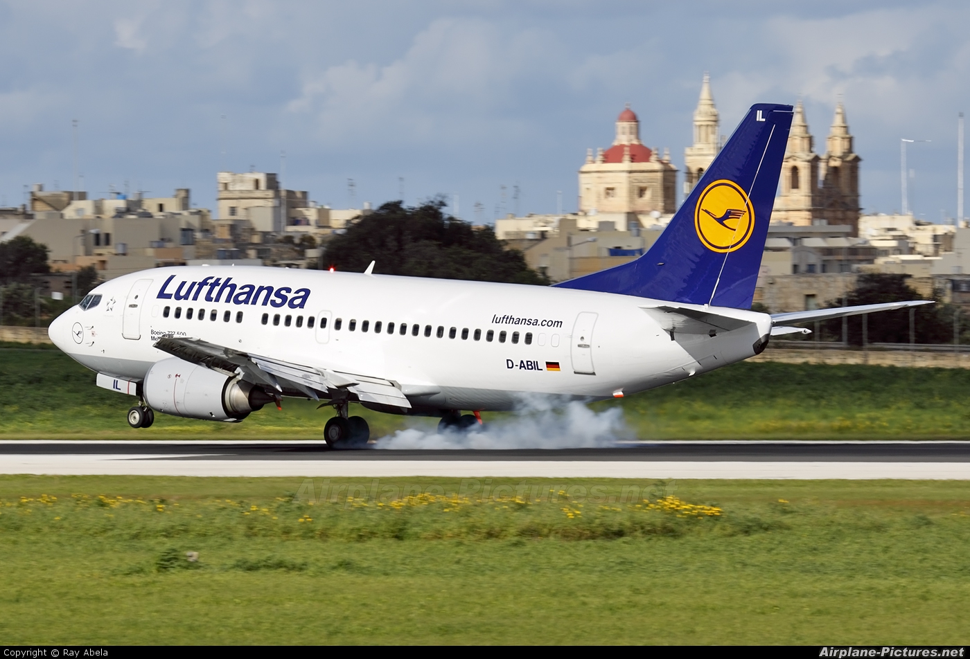 Lufthansa D-ABIL aircraft at Malta Intl