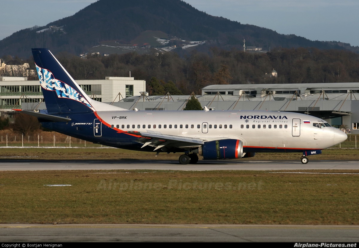 Aeroflot Nord VP-BRK aircraft at Salzburg