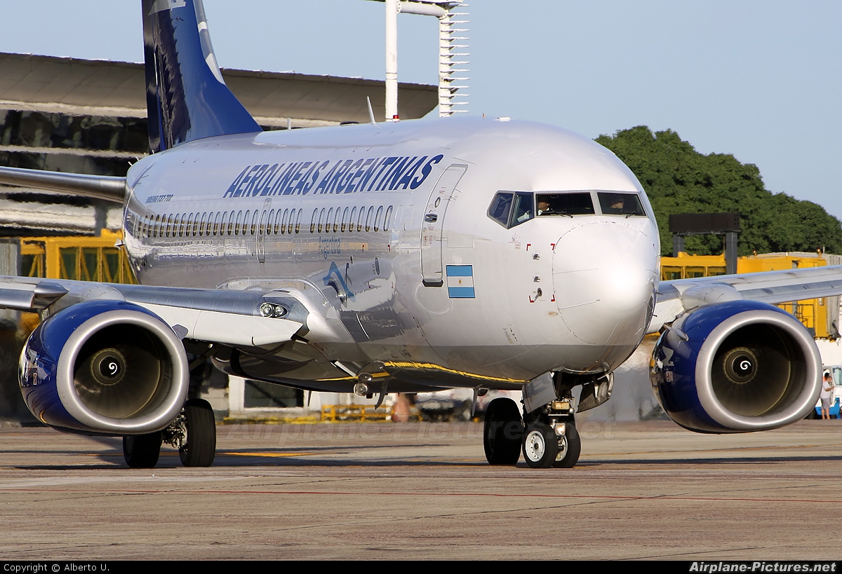 Aerolineas Argentinas LV-CBT aircraft at Buenos Aires - Jorge Newbery