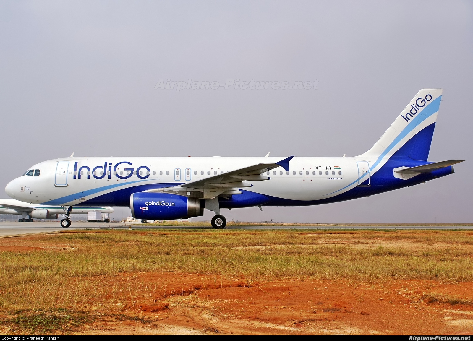 IndiGo VT-INY aircraft at Bangalore - Bengaluru Intl