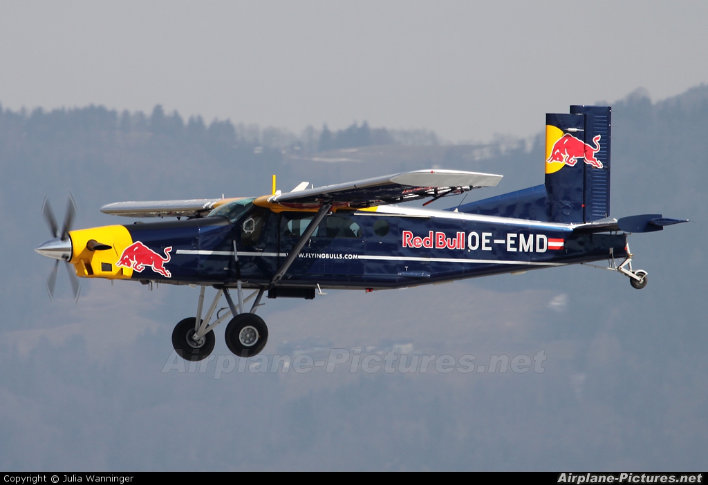 The Flying Bulls OE-EMD aircraft at Salzburg