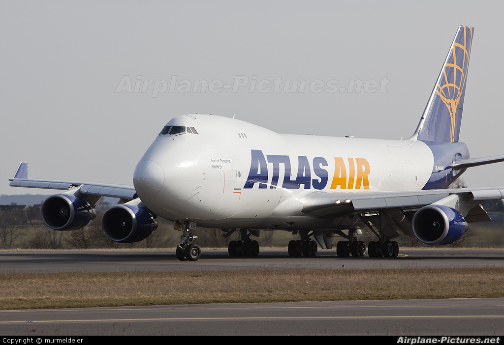Atlas Air N496MC aircraft at Luxembourg - Findel
