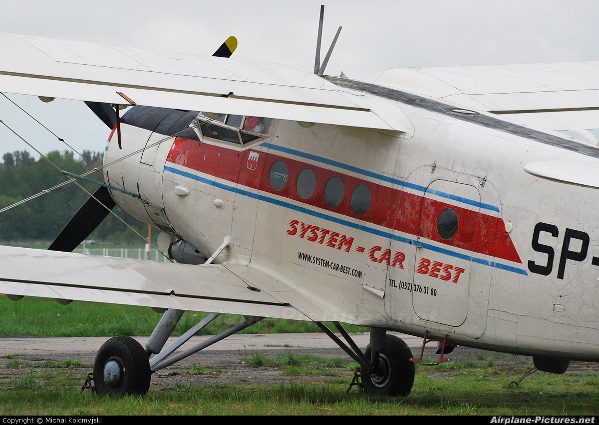 Aeroklub Bydgoski SP-AOC aircraft at Szczecin - Goleniów