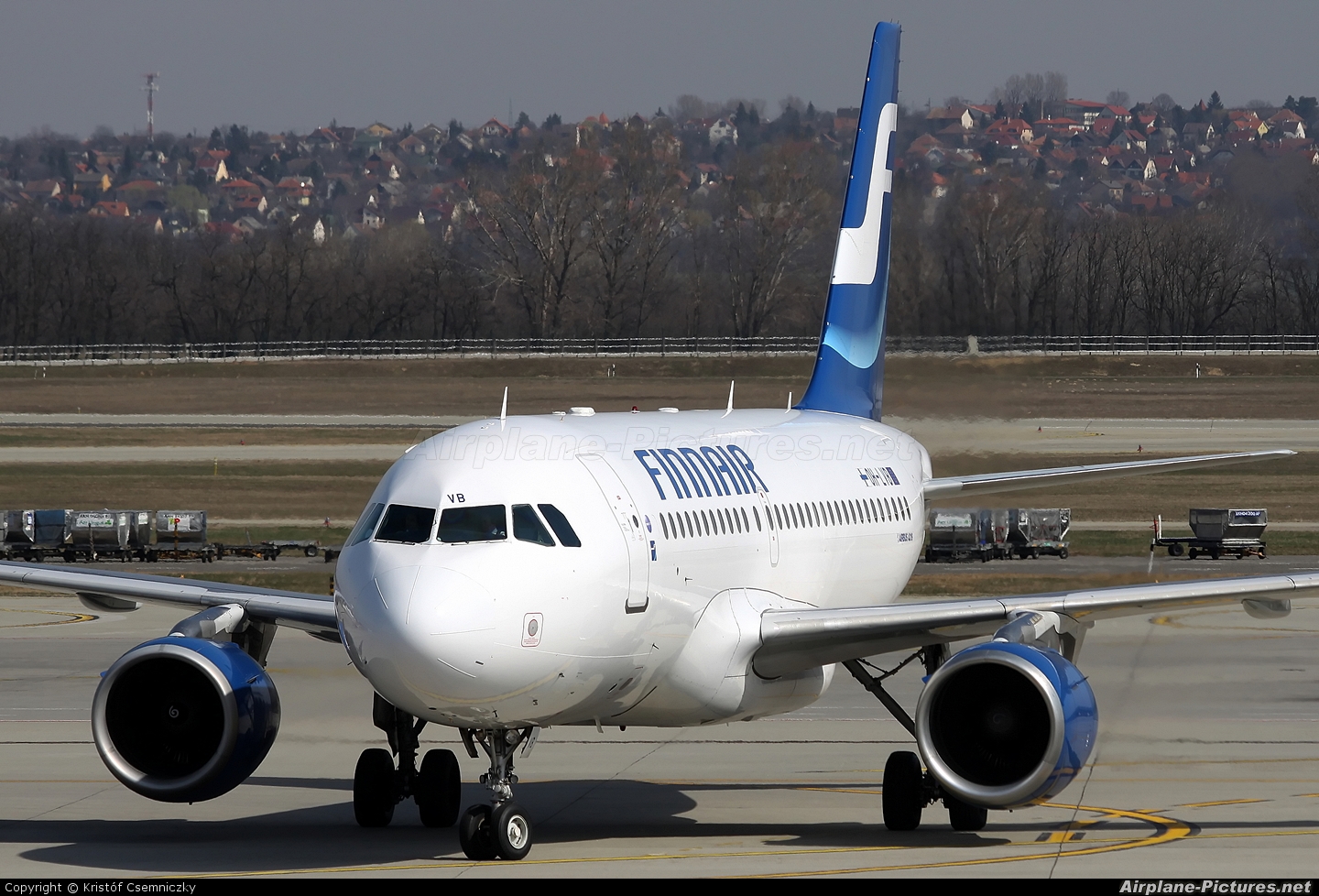 Finnair OH-LVB aircraft at Budapest Ferenc Liszt International Airport