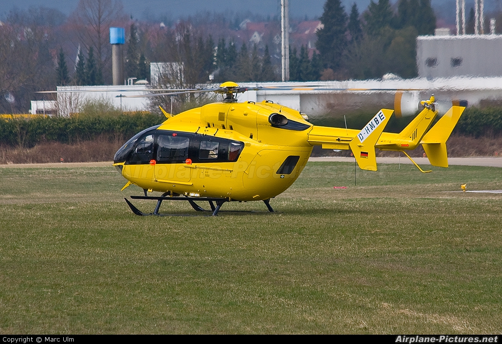 Private D-HMBE aircraft at Donauwörth - Eurocopter Heliport