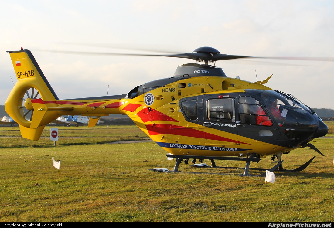 Polish Medical Air Rescue - Lotnicze Pogotowie Ratunkowe SP-HXB aircraft at Szczecin - Goleniów