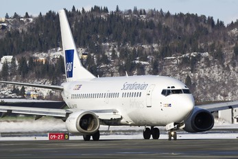 LN-BUD - SAS - Scandinavian Airlines Boeing 737-500