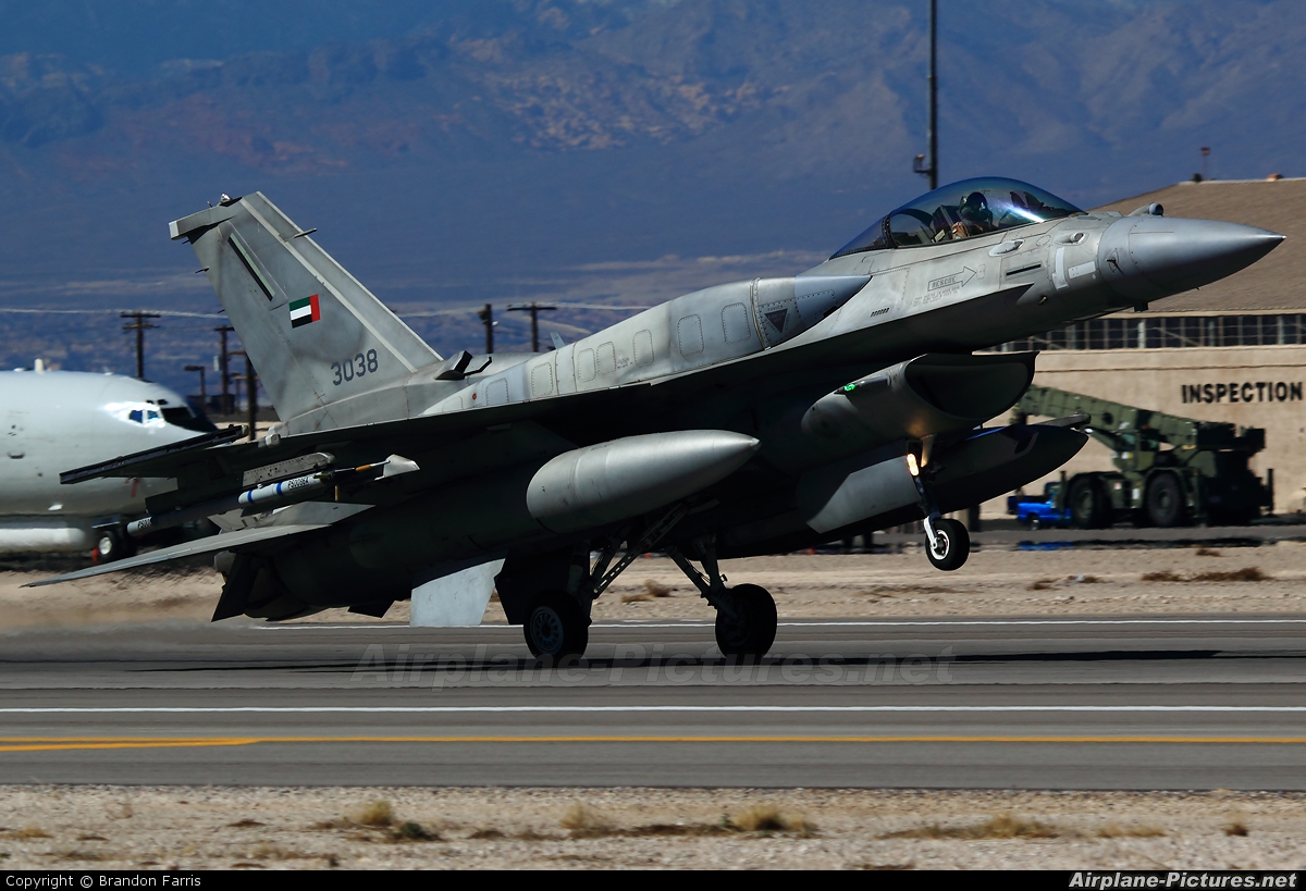 United Arab Emirates - Air Force 3038 aircraft at Nellis AFB