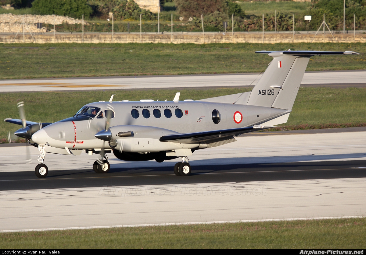 Malta - Armed Forces AS1126 aircraft at Malta Intl