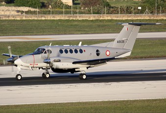 AS1126 - Malta - Armed Forces Beechcraft 200 King Air