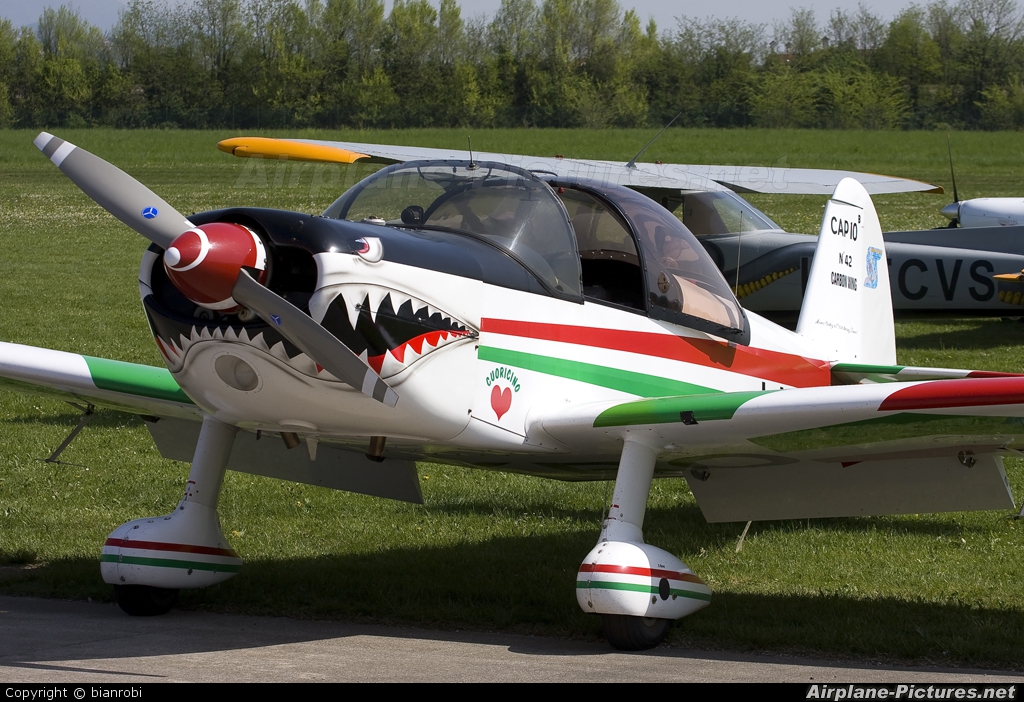 Aeropubblicità Vicenza I-AKRO aircraft at Thiene - Arturo Ferrarin