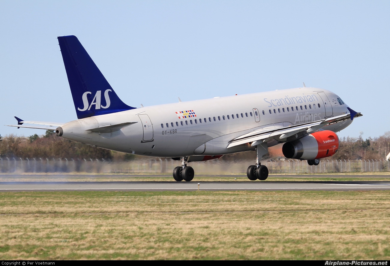 SAS - Scandinavian Airlines OY-KBR aircraft at Copenhagen Kastrup