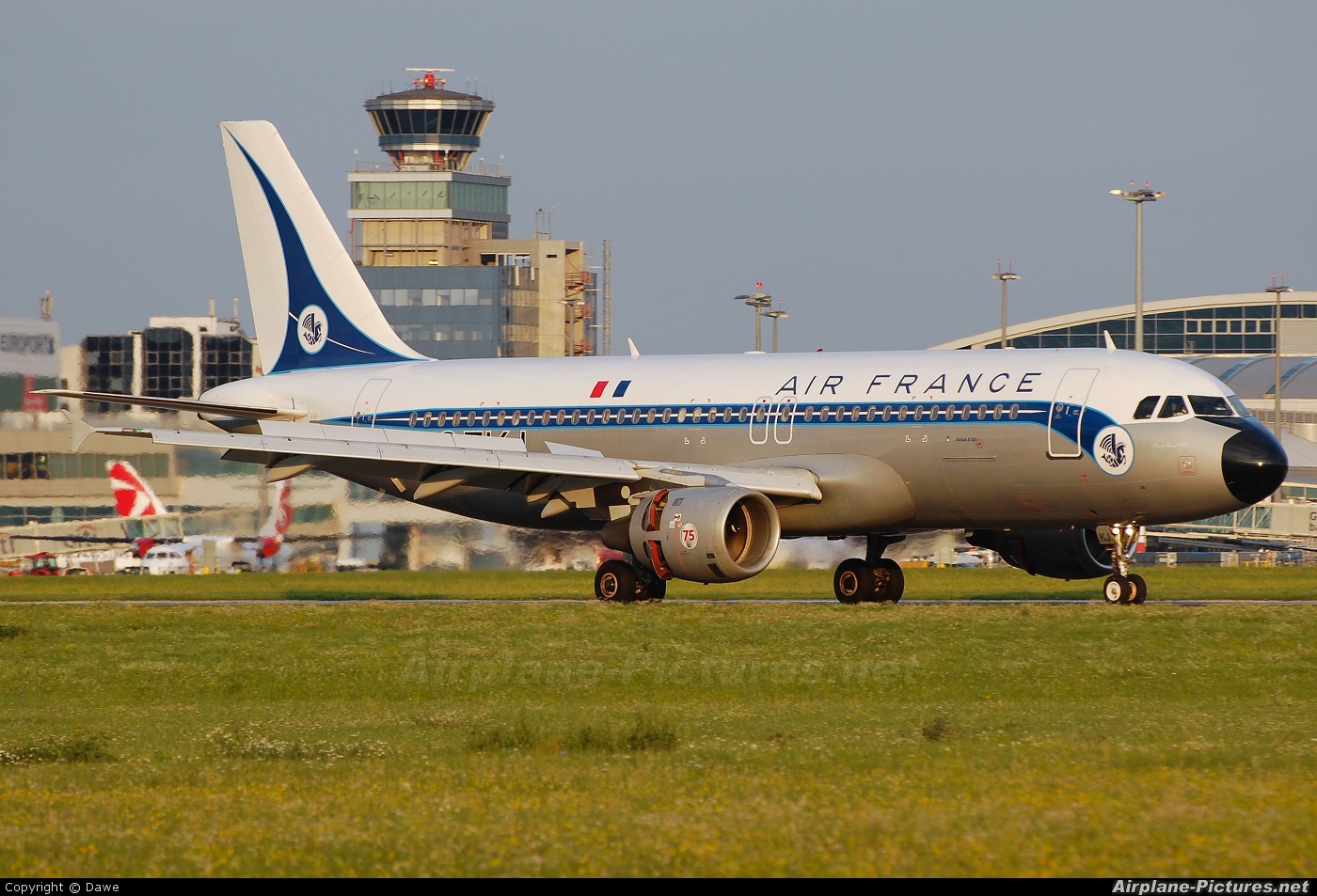 Air France F-GFKJ aircraft at Prague - Václav Havel