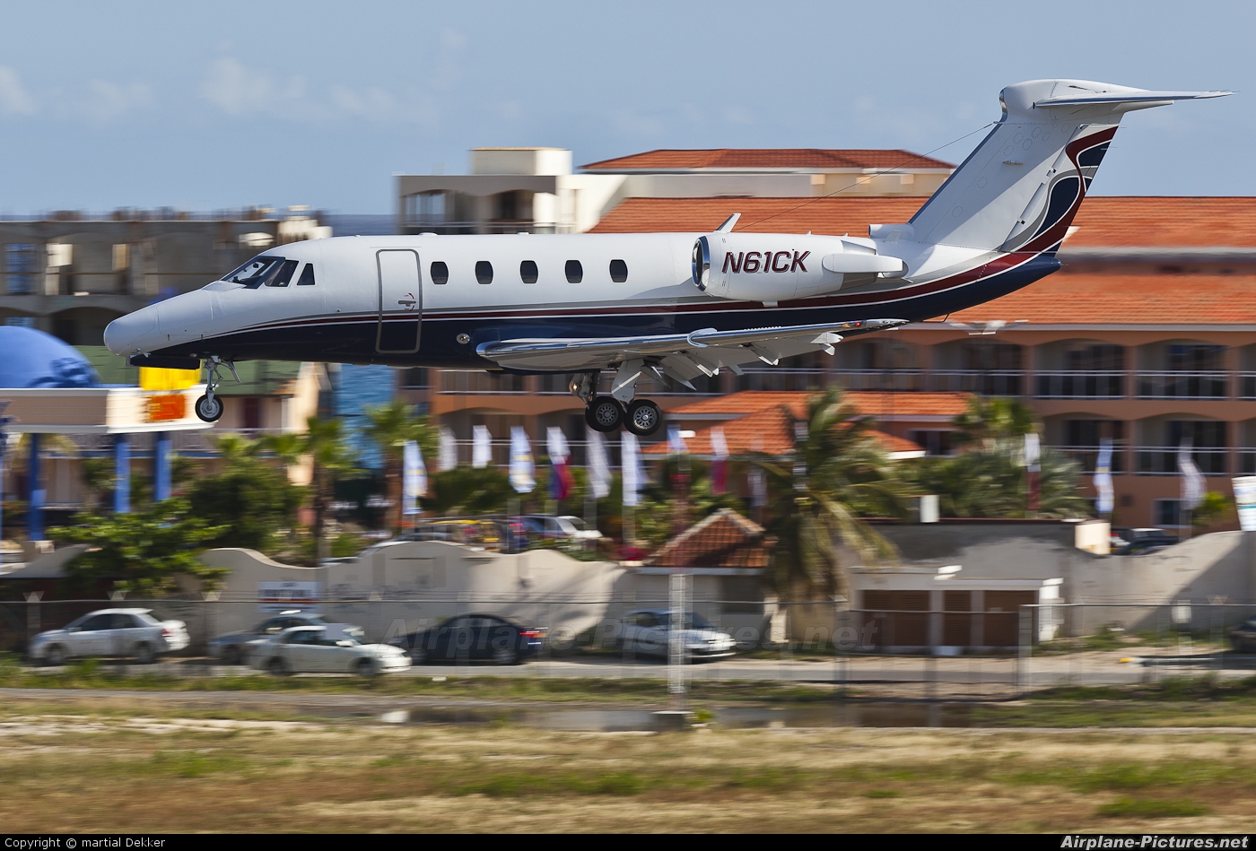 Private N61CK aircraft at Sint Maarten - Princess Juliana Intl