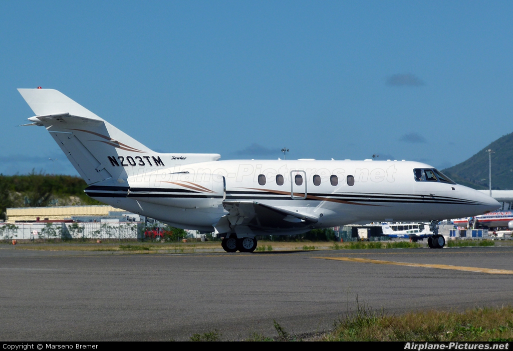 Private N203TM aircraft at Sint Maarten - Princess Juliana Intl