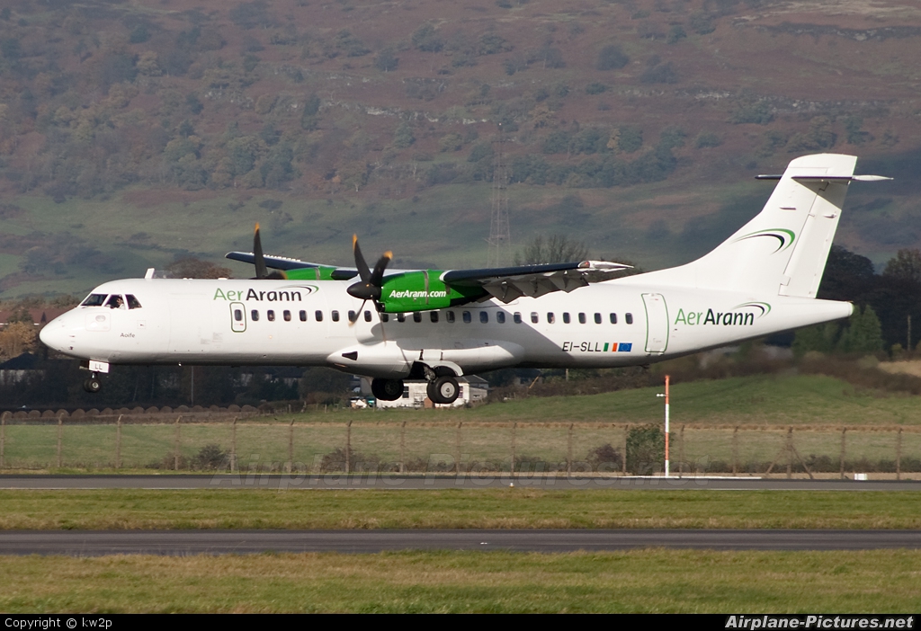 Aer Arann EI-SLL aircraft at Glasgow