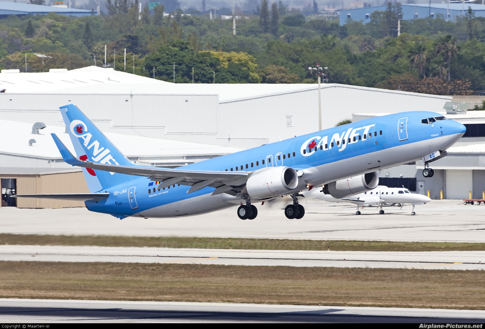 CanJet Airlines OO-JAQ aircraft at Fort Lauderdale - Hollywood Intl
