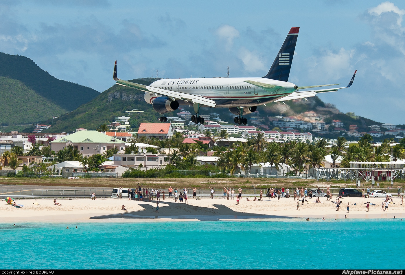 US Airways N201UU aircraft at Sint Maarten - Princess Juliana Intl