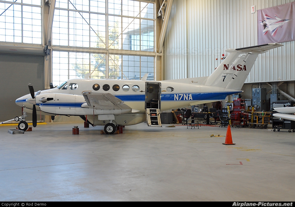 NASA N7NA aircraft at Edwards - AFB