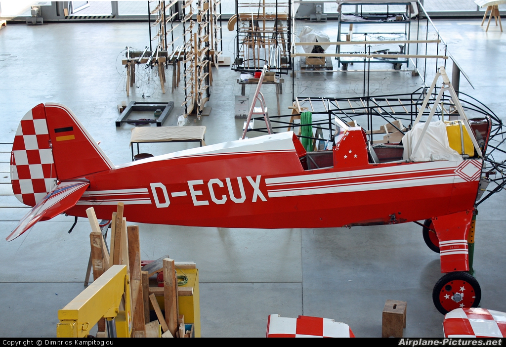 Private D-ECUX aircraft at Oberschleißheim Aviation Museum
