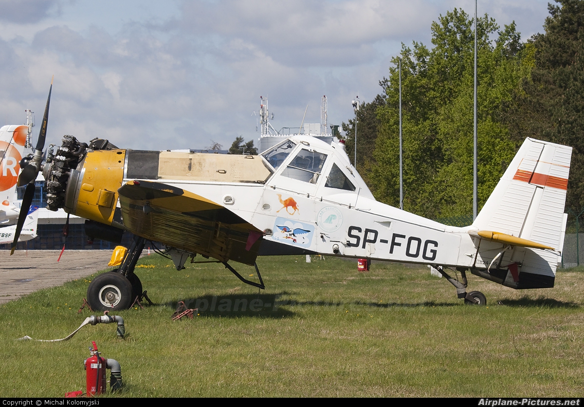 Aerogryf SP-FOG aircraft at Szczecin - Goleniów