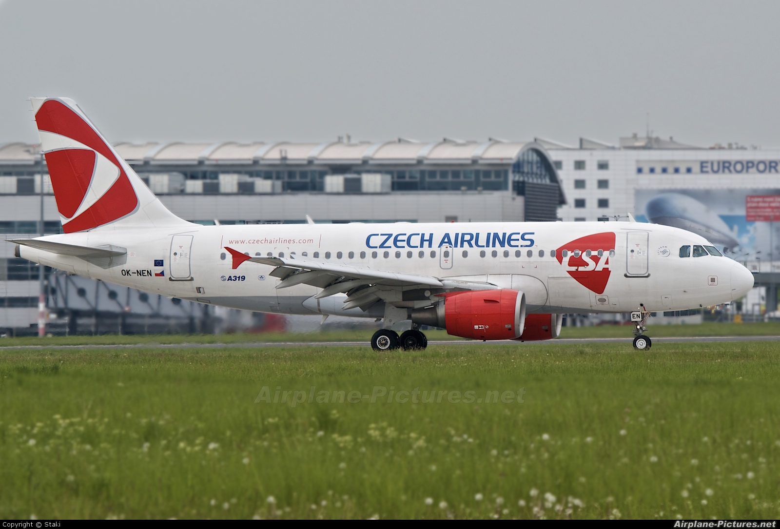CSA - Czech Airlines OK-NEN aircraft at Prague - Václav Havel