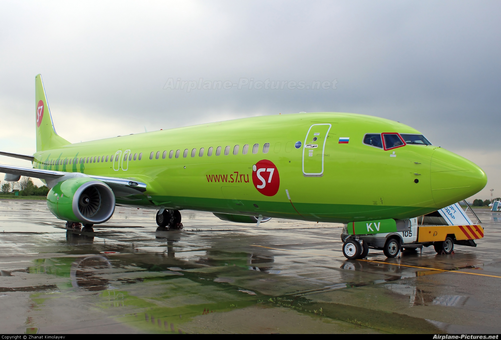 S7 Airlines VQ-BKV aircraft at Krasnodar