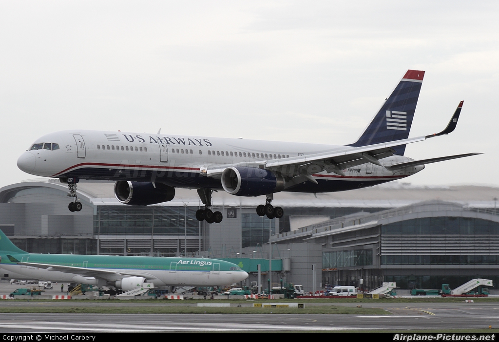 US Airways N940UW aircraft at Dublin
