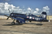 N43RW - Texas Aviation Hall of fame Vought F4U Corsair aircraft