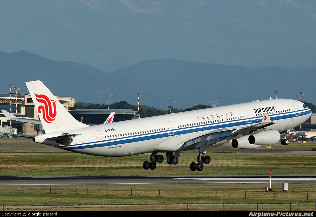 Air China B-2388 aircraft at Milan - Malpensa