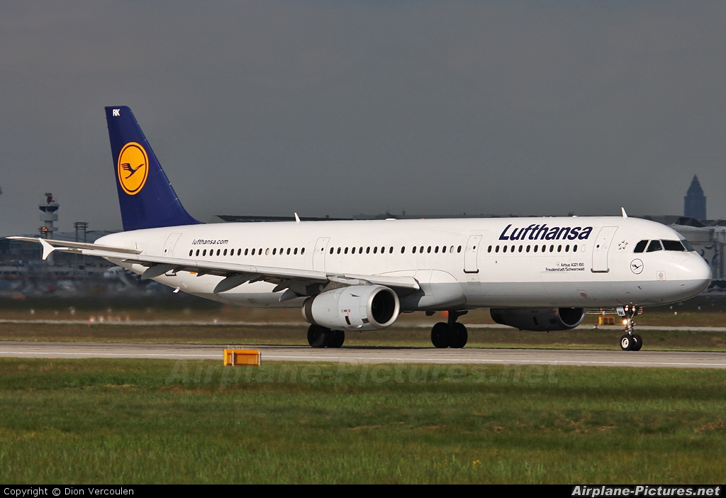 Lufthansa D-AIRK aircraft at Frankfurt