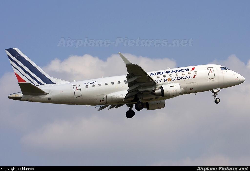Air France - Regional F-HBXG aircraft at Verona - Villafranca