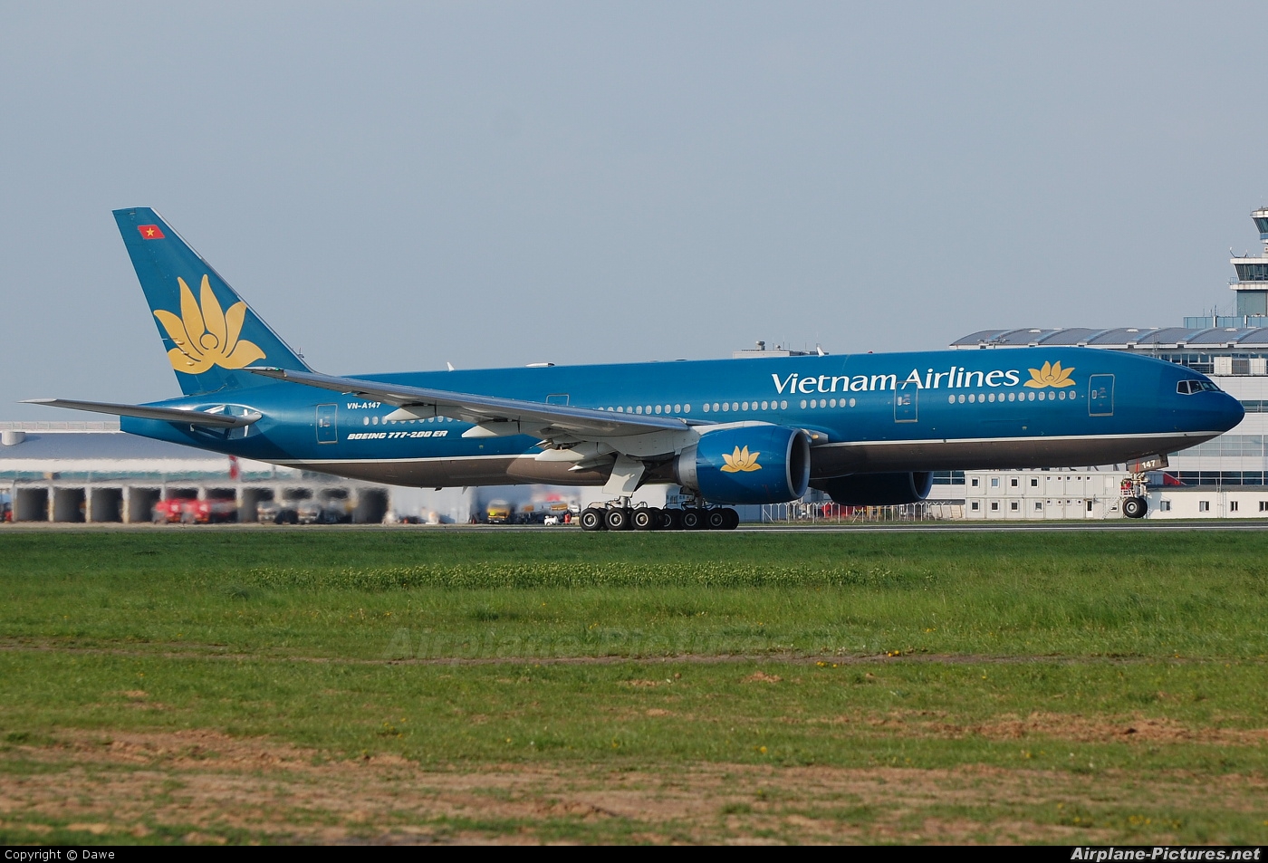 Vietnam Airlines VN-A147 aircraft at Prague - Václav Havel