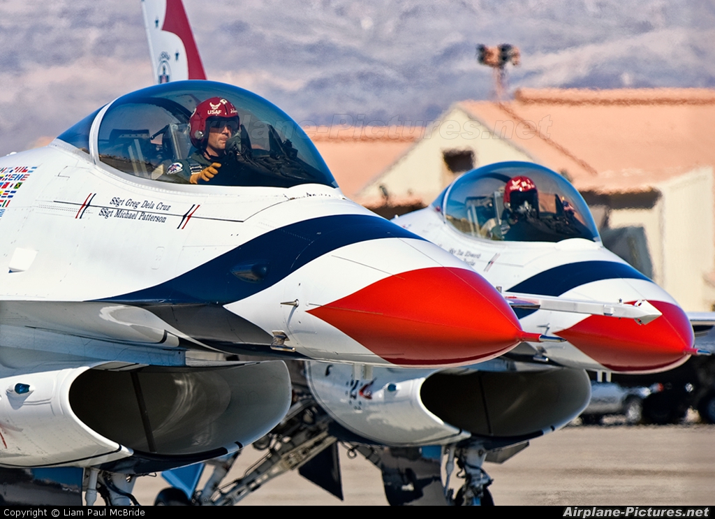 USA - Air Force : Thunderbirds 87-0319 aircraft at Nellis AFB